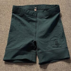 FP Movement by Free People Deep Teal High-Rise Bike Shorts